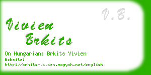 vivien brkits business card